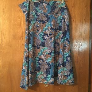 LuLaRoe Azure A-line Skirt 3XL